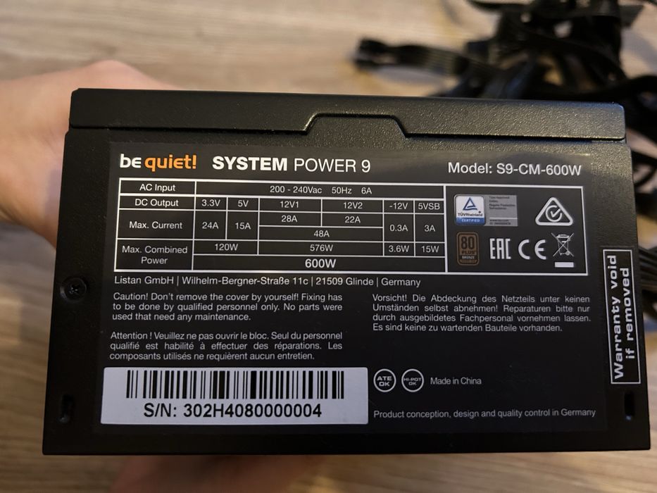 Zasilacz be quiet! System Power 9 600W