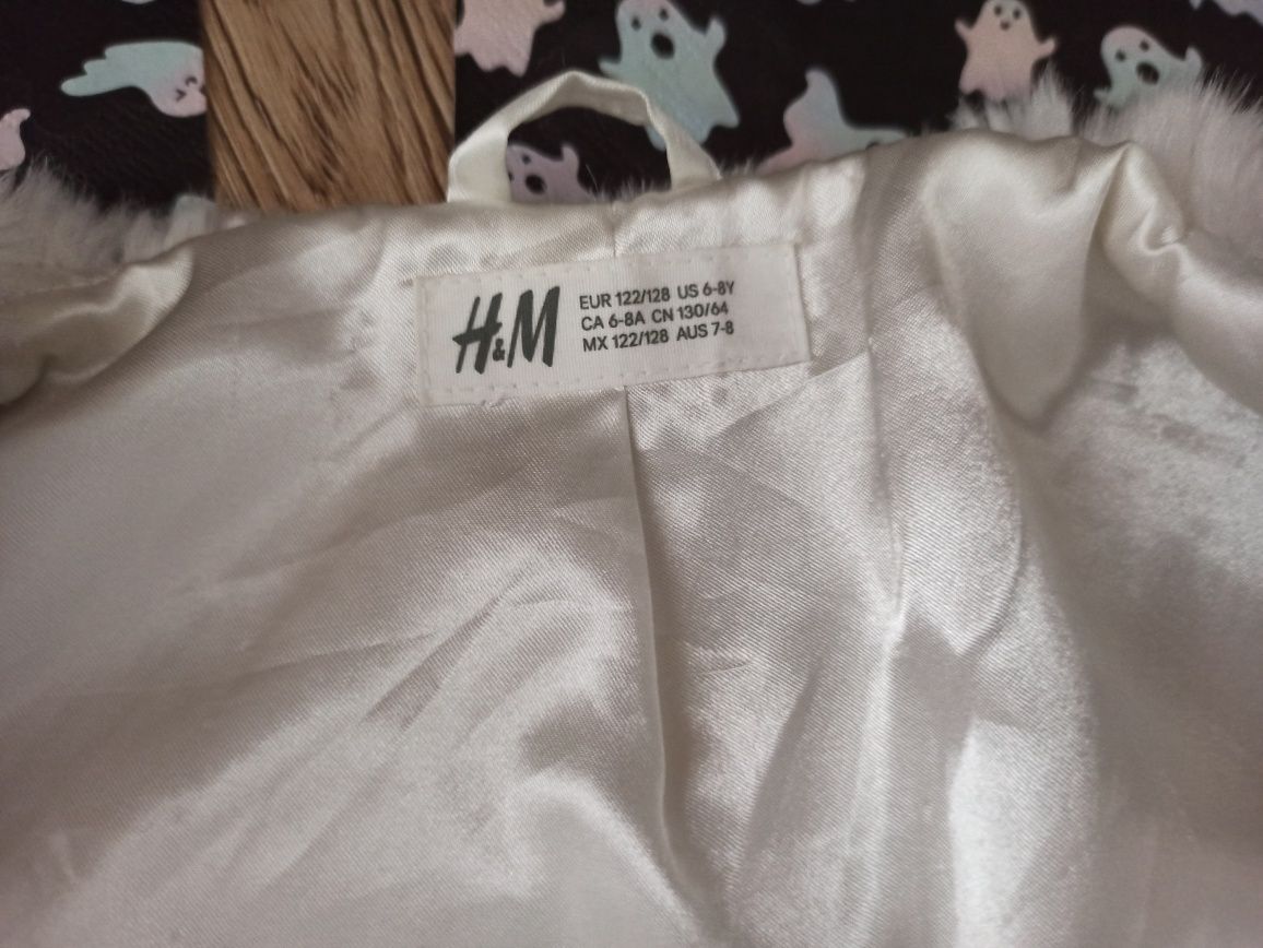 Bolerko z futerkiem. 122/128 H&M