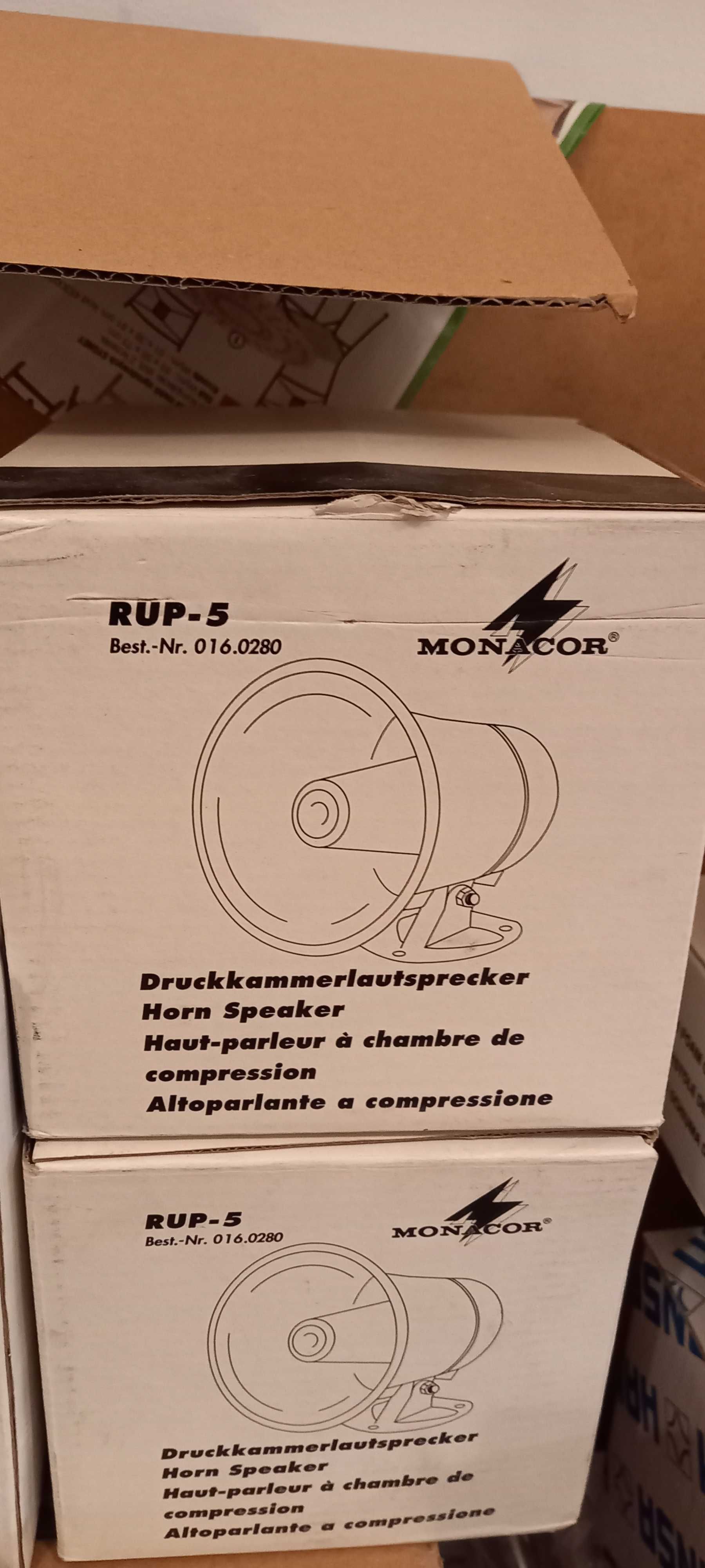 Głośniki tubowe MONACOR RUP-5