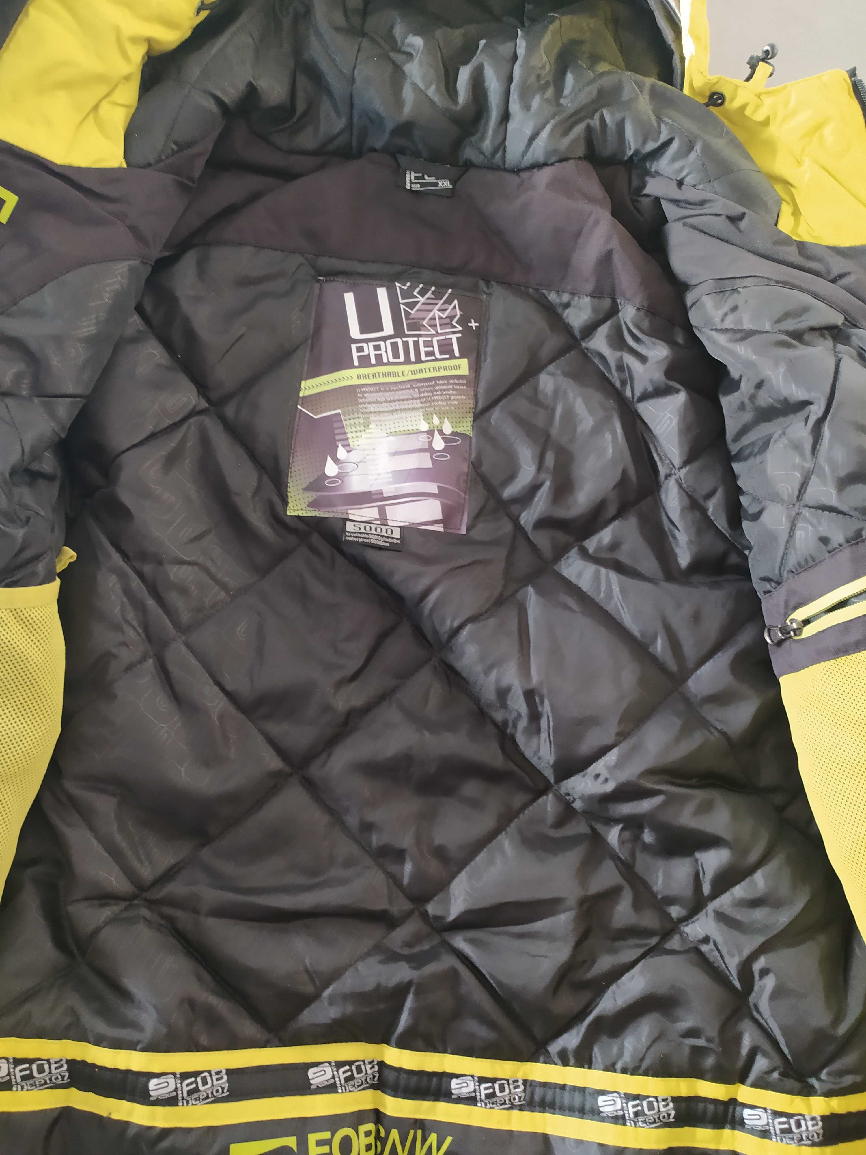 Nowy komplet snowboardowy FOB w rozm. XXL