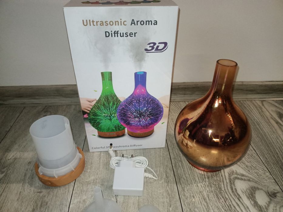 Nawilrzacz Powietrza Dyfuzor Zapachowy Aromaterapia Jonizator Lampka N