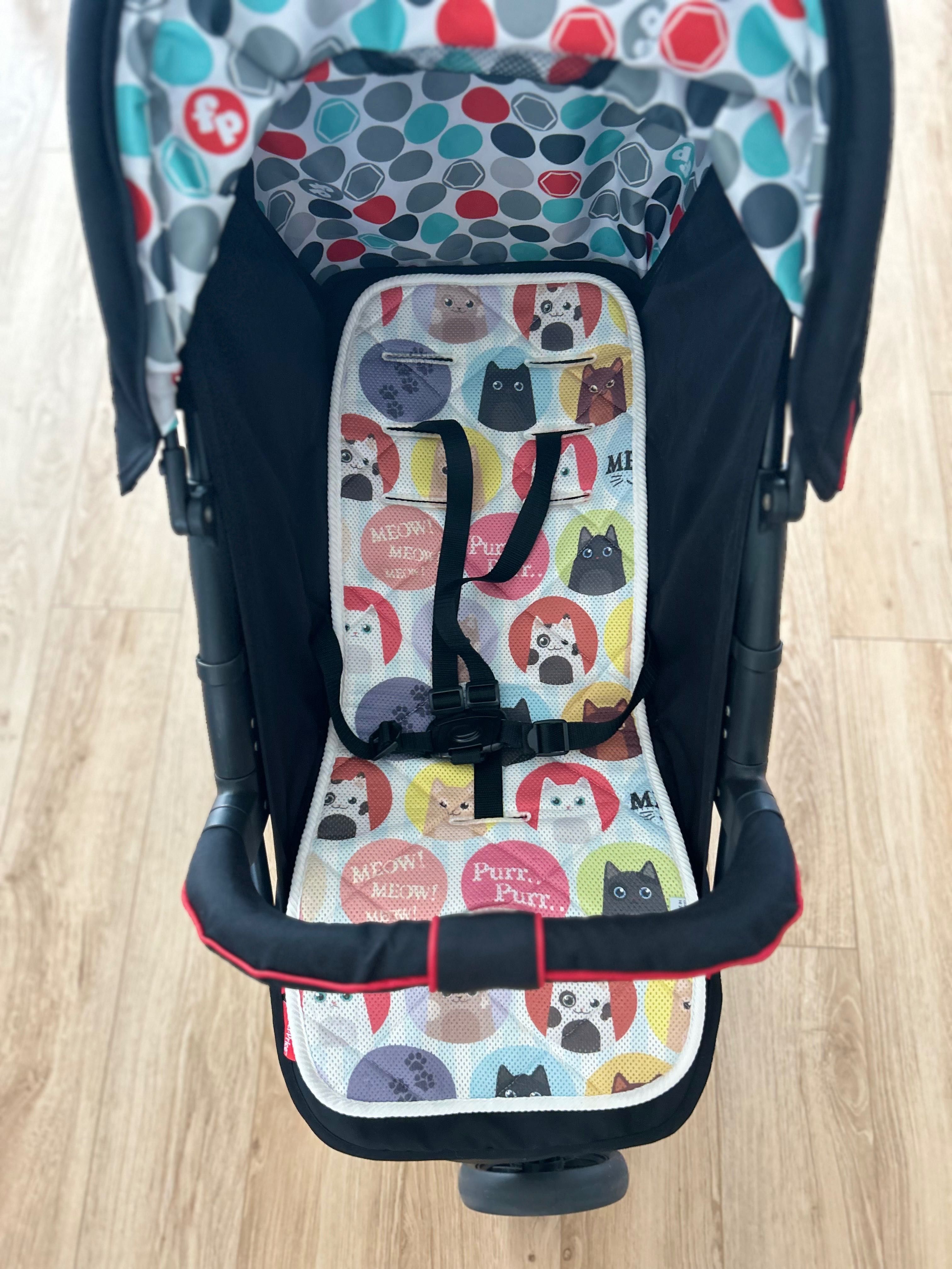 Wózek spacerowy Hauck Fisher Price pozycja leżąca na płasko