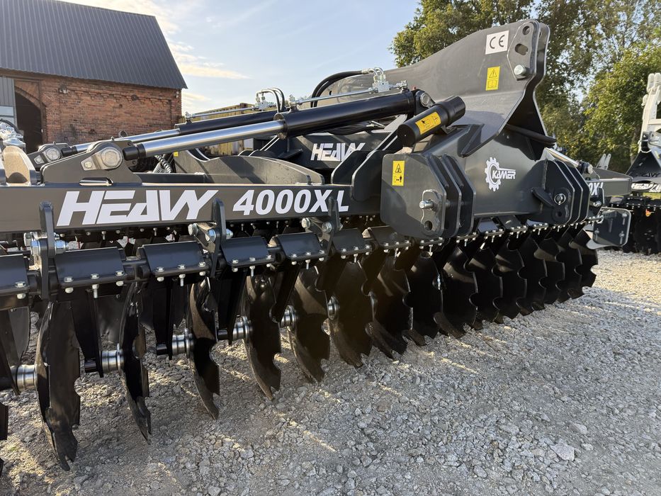 Ciężka brona talerzowa hydraulicznie składana KAMER HEAVY 4000 XL