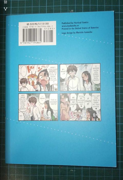 Mangá Don't Toy With Me Miss Nagatoro - Versão Inglês