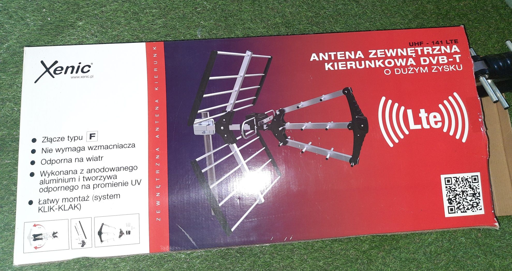 Antena zewnętrzna kierunkowa DVB-T Xenic UHF-141 5G/LTE
nr kat. 127101