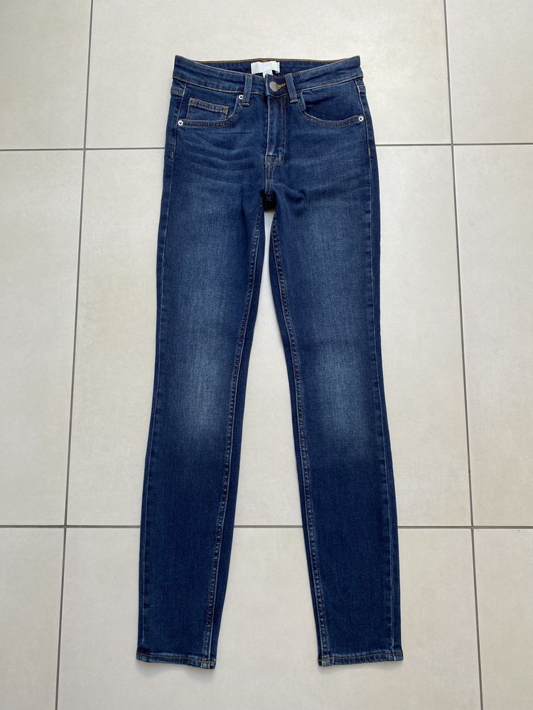 Jeansy H&M rozm. 34 (164) spodnie skinny
