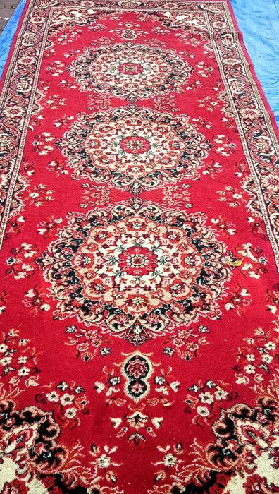 Dywan 140x400 Wełna 100/ Królewski Wzór Wyprany wysyłka W1151