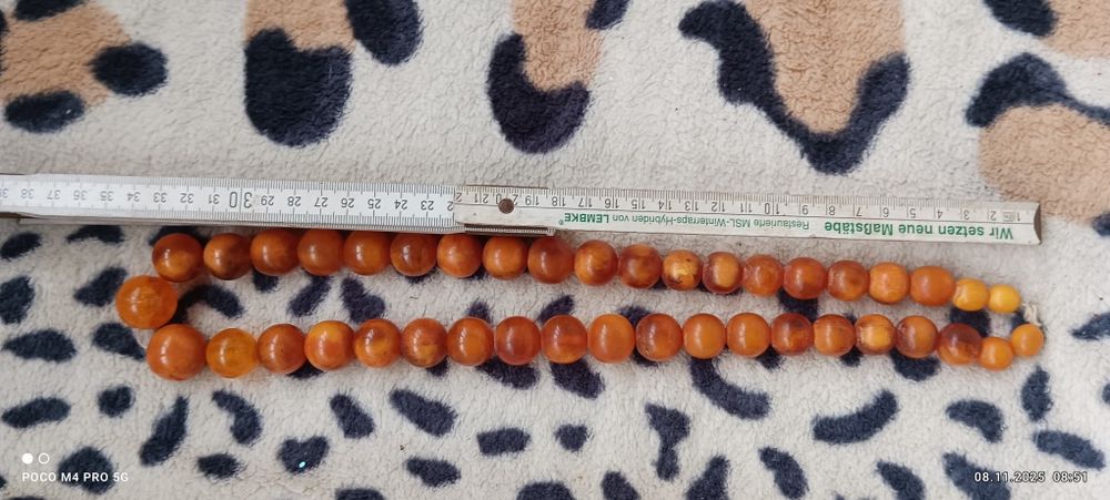 Бурштинове намисто винтаж