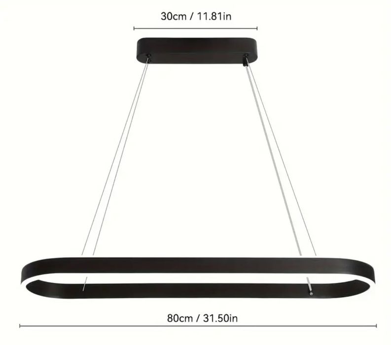 Современная подвесная люстра біла,чорна