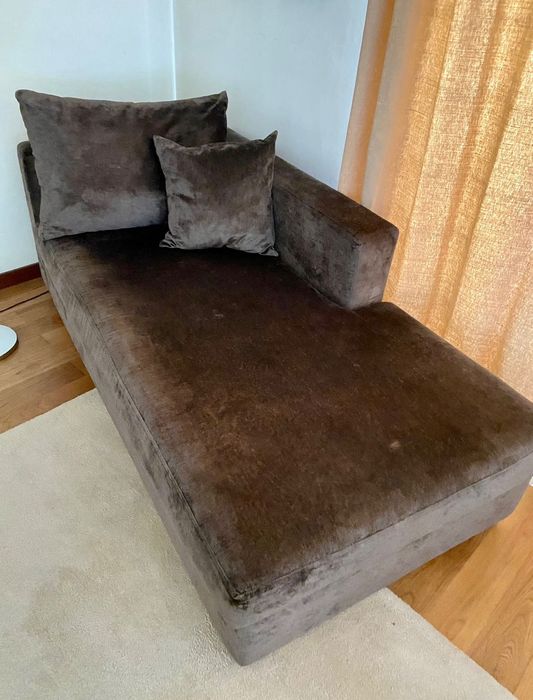 Chaise Longue castanha