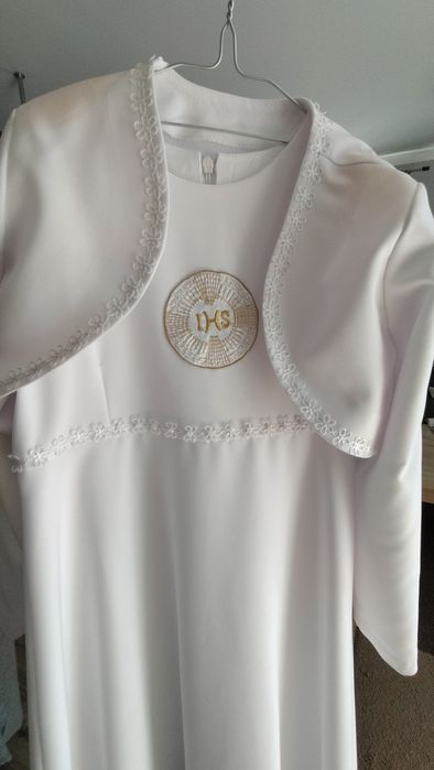 Sukienka alba komunijna bolerko + dodatki