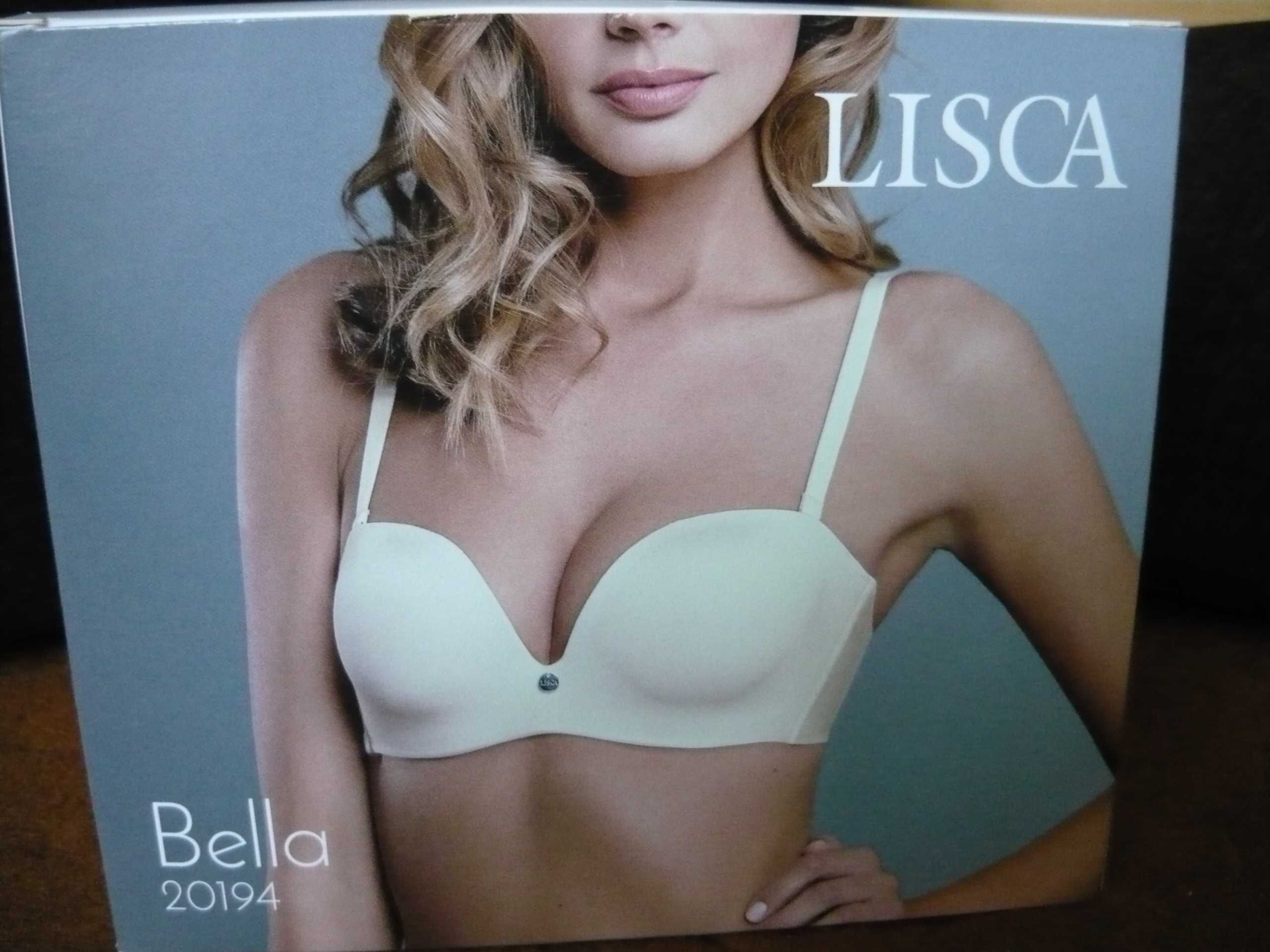 Nowy cielisty biustonosz LISCA 75D