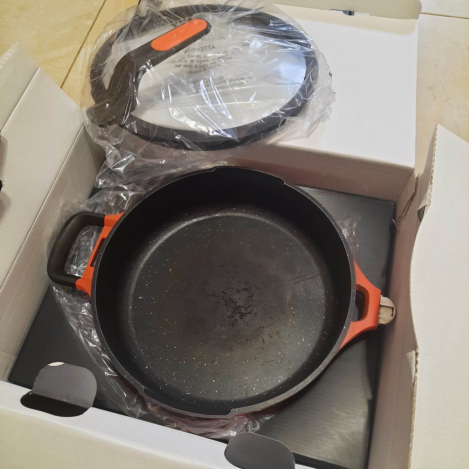 Berghoff набор посуды для индукциооных плит кастрюля сковорода сотейн