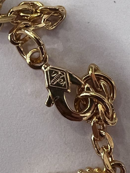 Pulseira Vintage Alhambra, 5 motivos banhada Ouro