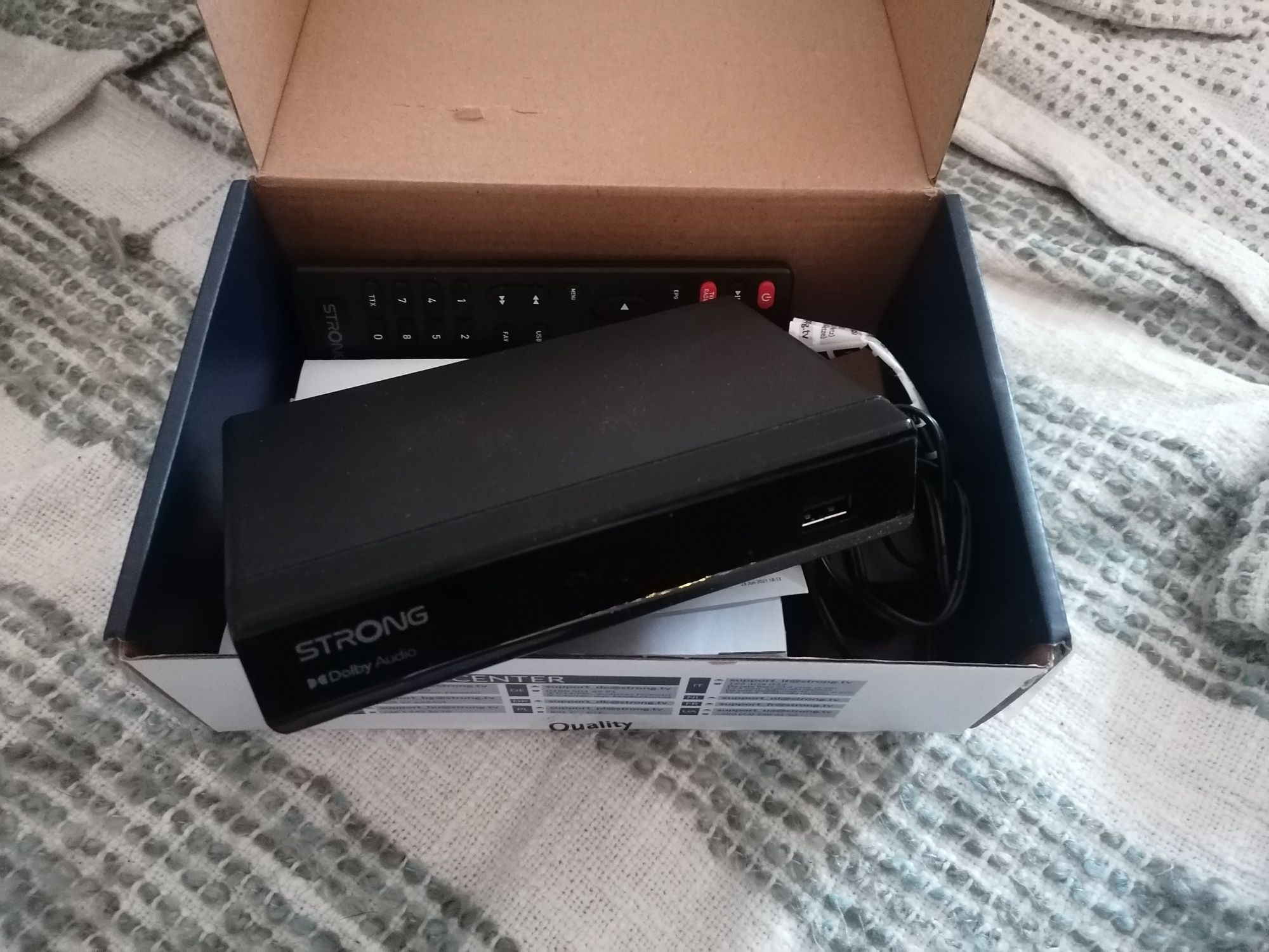 Dekoder tuner tv DVB-T 2 strong