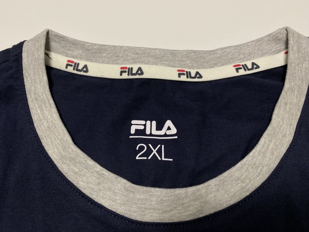 Новая футболка Fila Heritage One World синяя Размер XL XXL 2XL