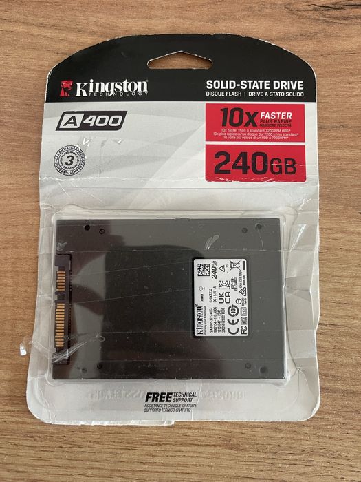 SSD Kingston A400 240 GB відкрита, але нова
