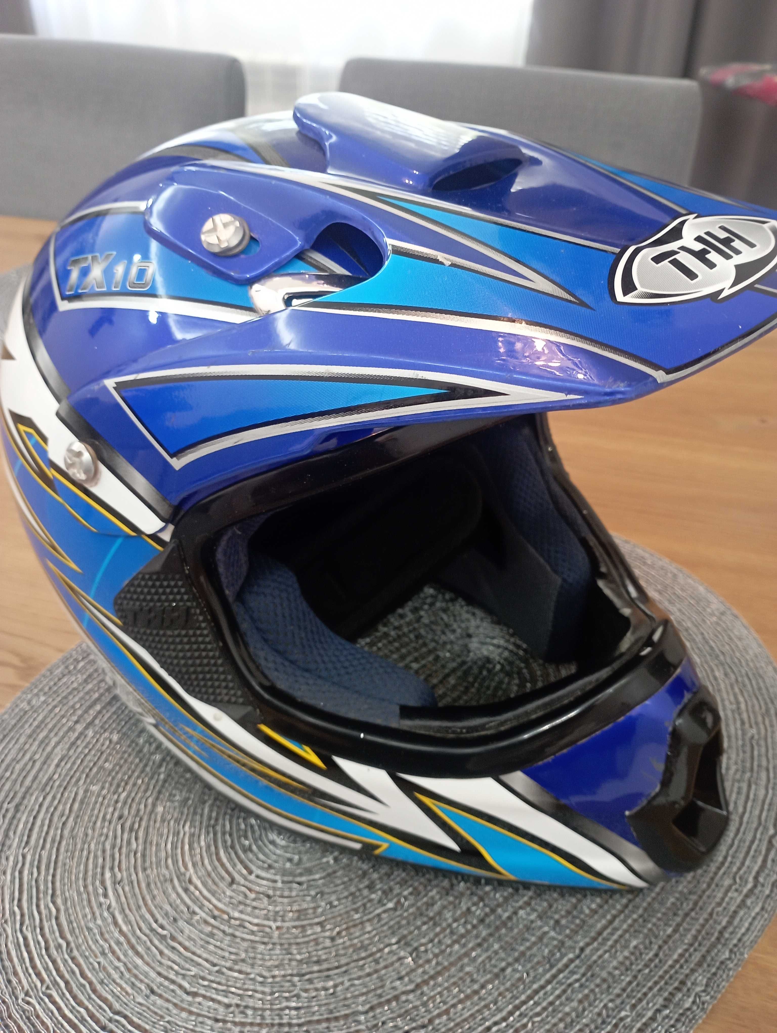 Kask motocyklowy dziecięcy THH TX-10 na crossa , quada
