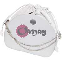 organizer OBAG MOON LIGHT worek szary jasny welur 2 kieszenie OMAY