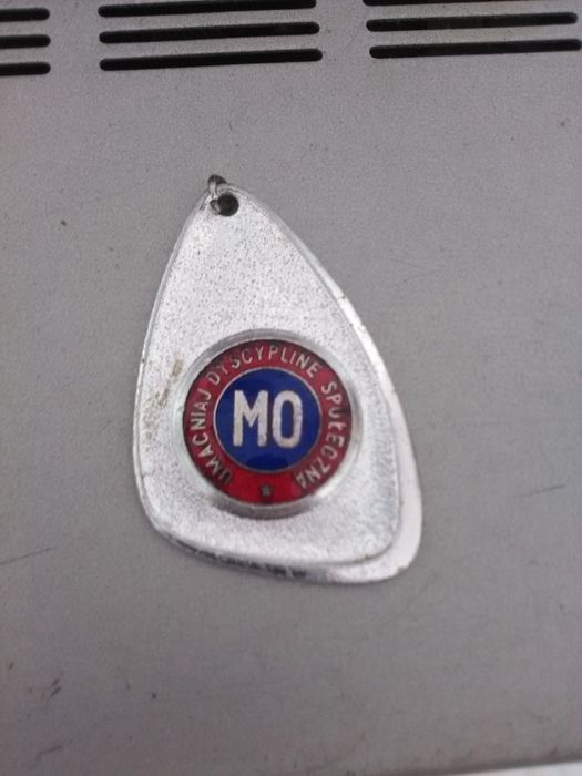 Brelok kolekcjonerski MO. Oryginał. Milicja Obywatelska