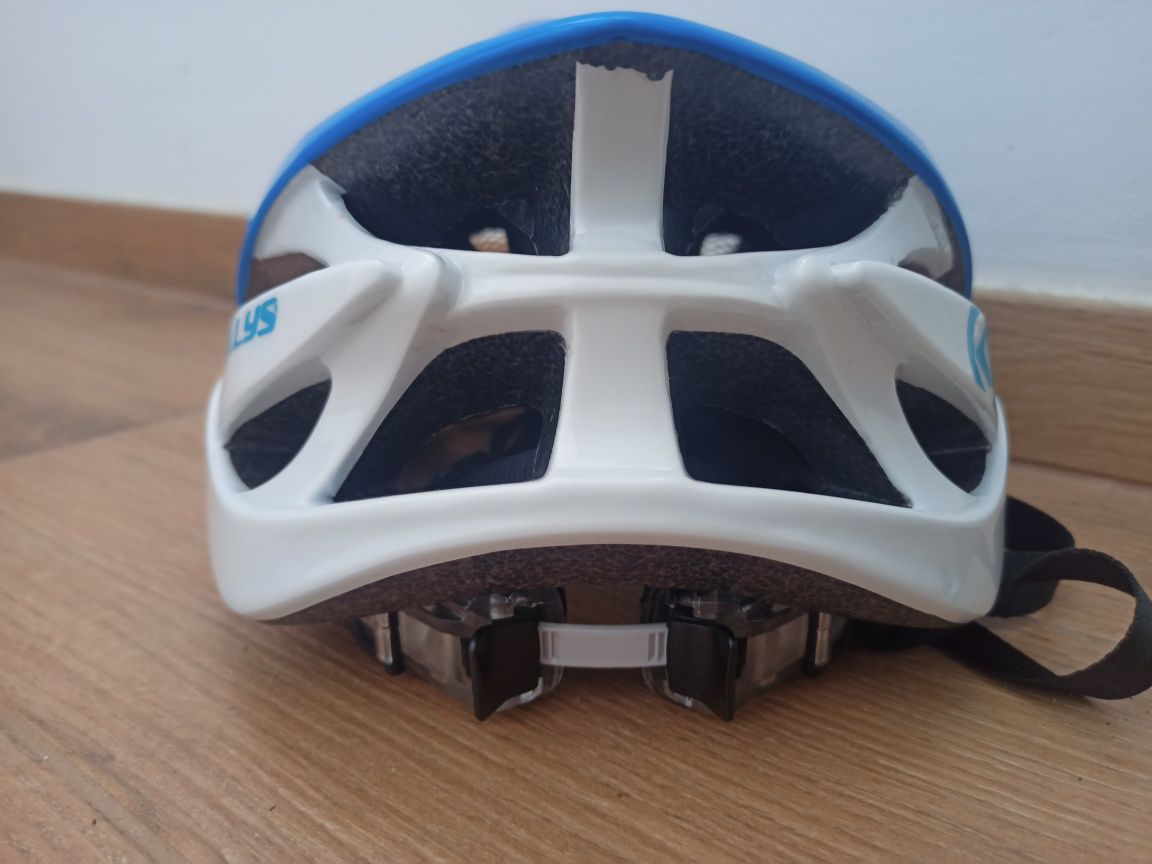 Kask rowerowy niebieski