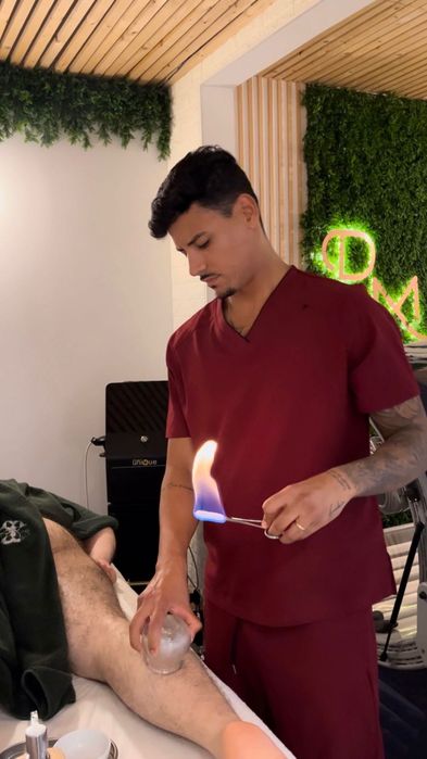 Massoterapeuta e depilação a laser