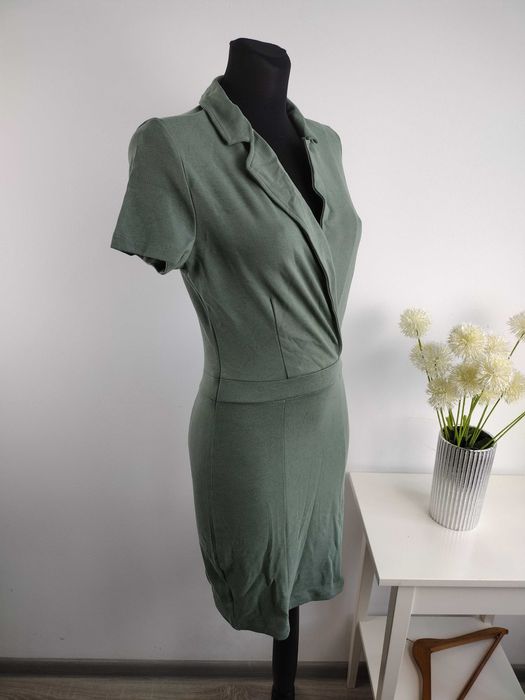 Zielona sukienka biurowa Even&Odd TALL - elegancja XS