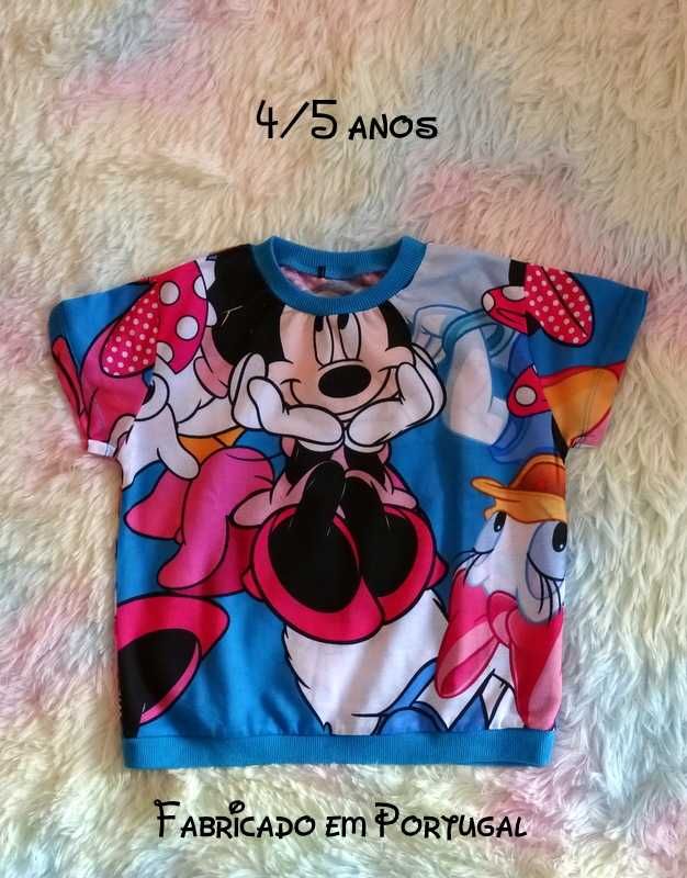 T-shirt Minnie 4/5 anos - Nova