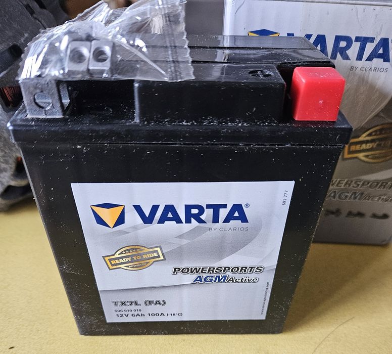 Varta TX7L nowy akumulator motocyklowy AGM 6Ah 100A