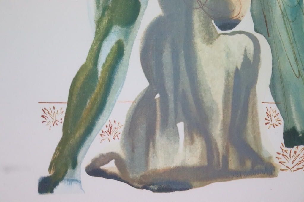 Salvador Dali Taniec 75x55 sygn + nr + certyfikat