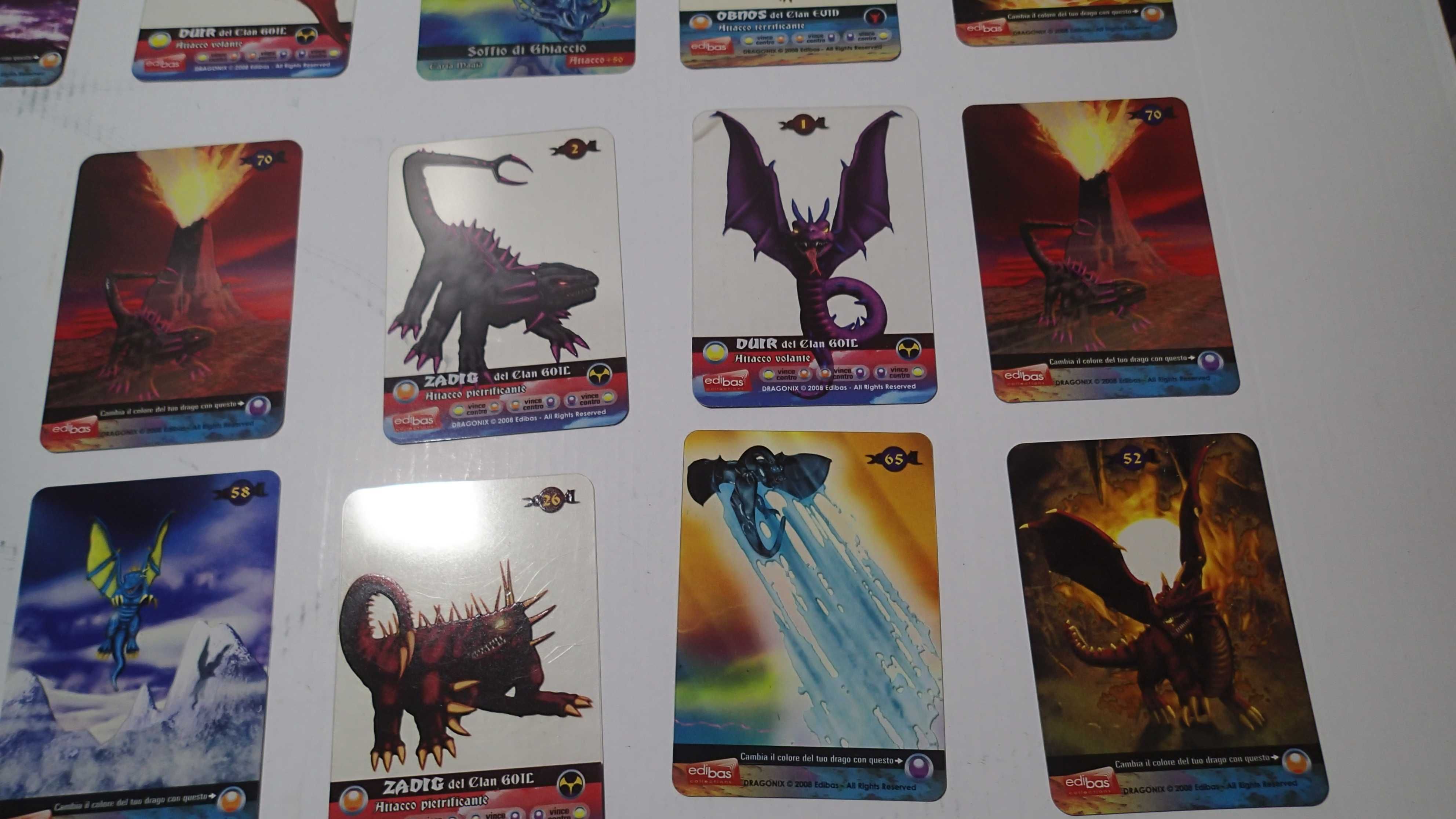 Cartas Dragonix da EDIBAS