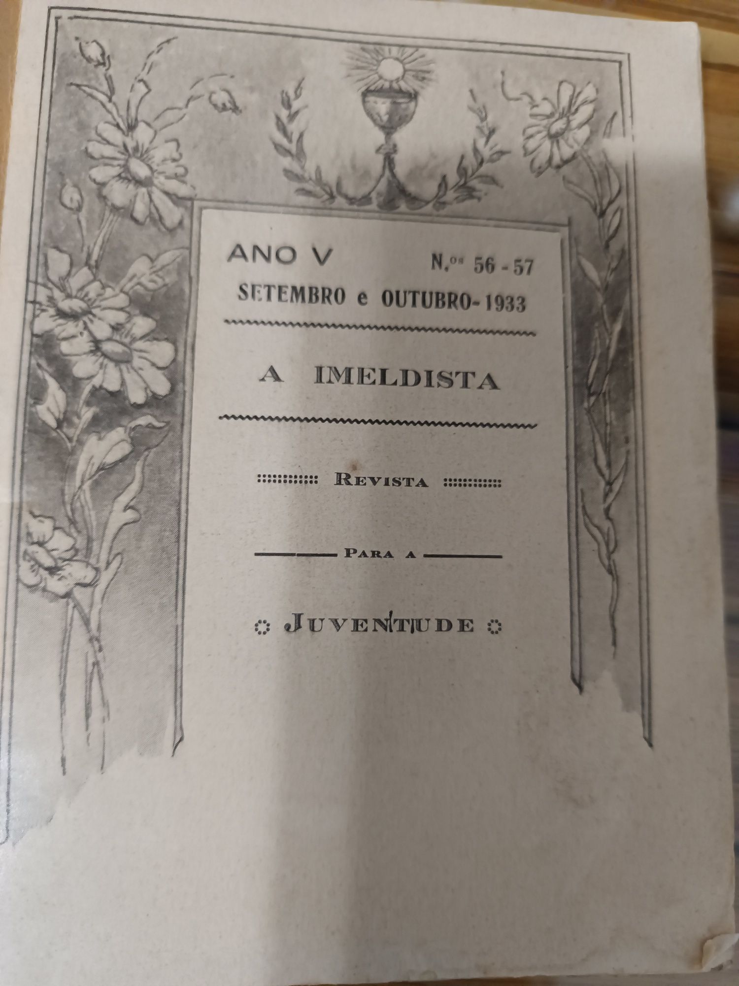 Revista"A Imeldista" Setembro / Outubro 1933.
