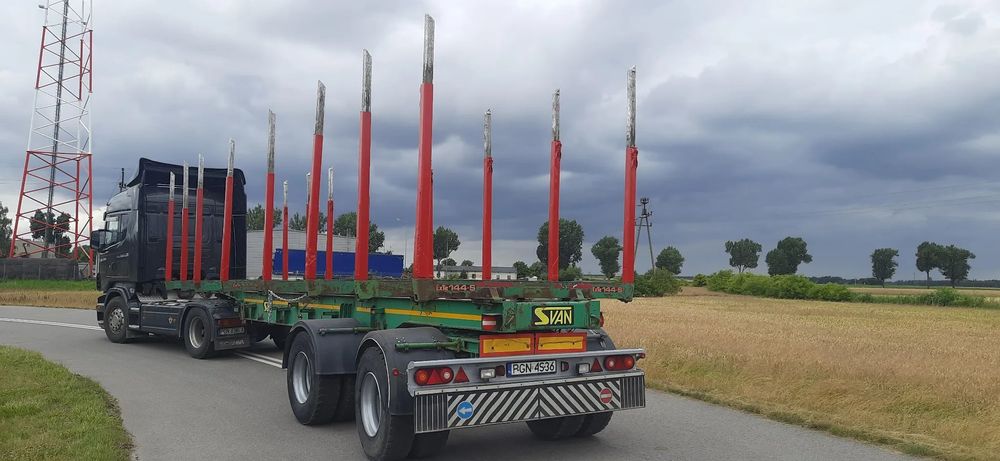 SVAN NCH Doll  naczepa do drewna, pierwszy właściciel w PL, stan dobry waga 5800 kg !