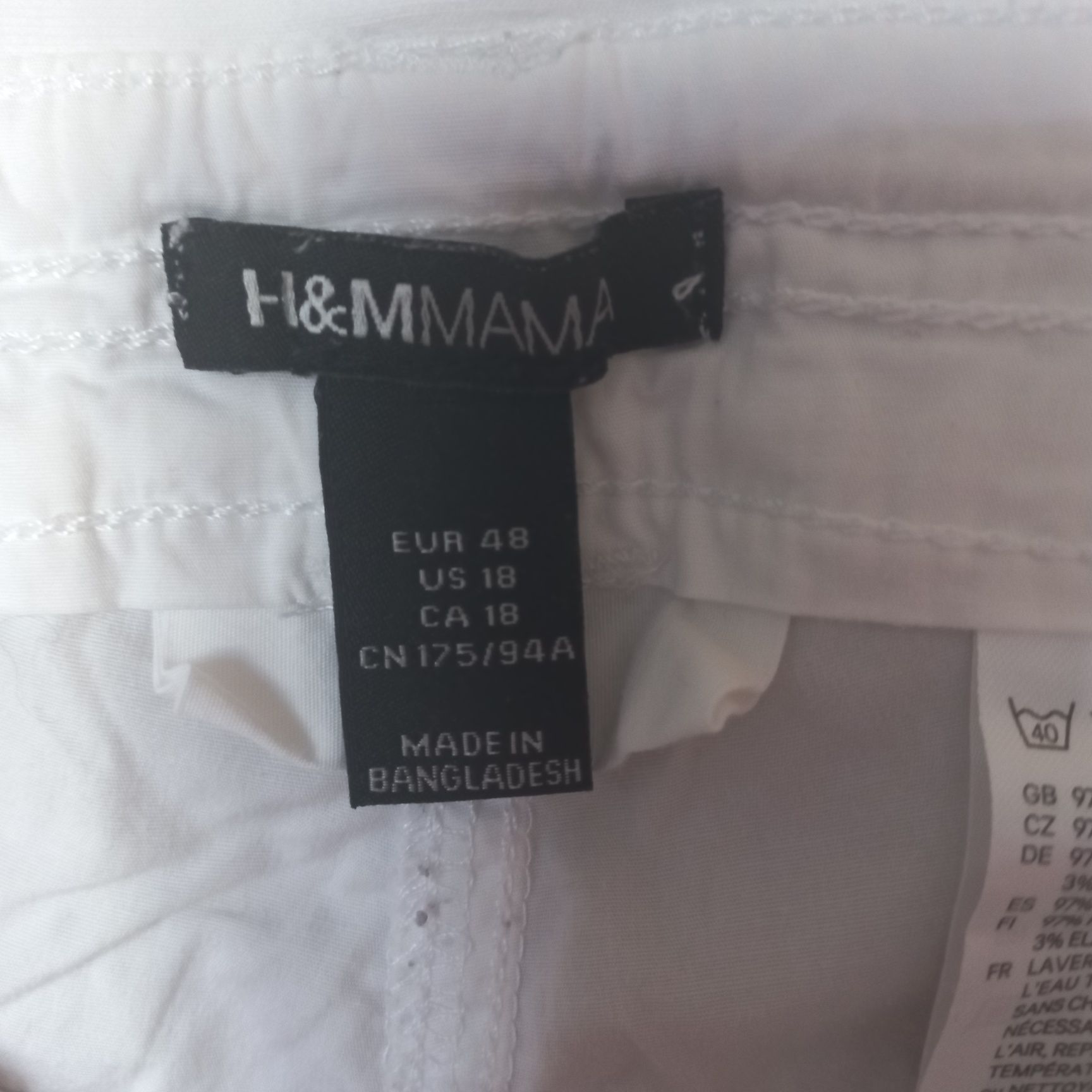 Ciążowe spodnie HandM Mamma 48