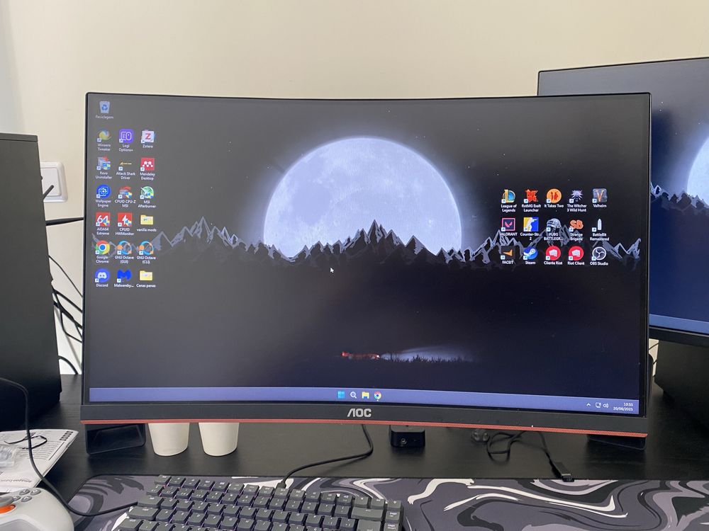 Monitor 144hz AOC c24g1
