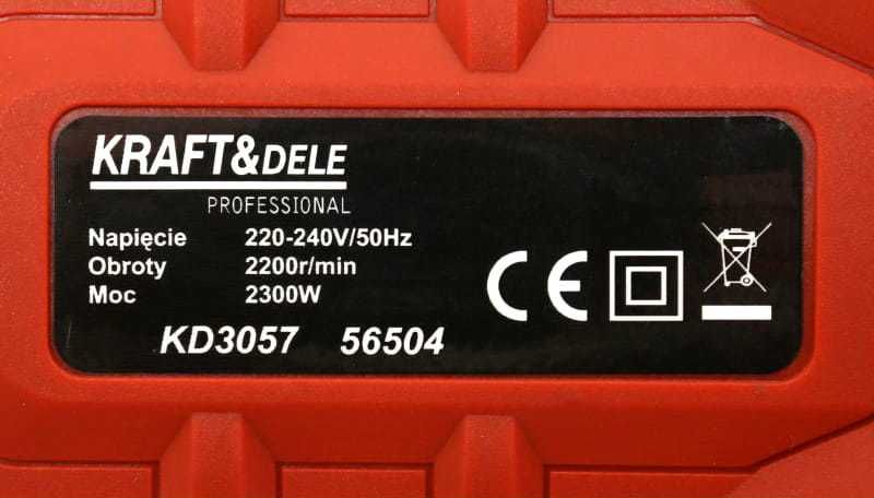KRAFT&DELE Klucz Elektryczny Udarowy Do Kół 2300w 1/2' 750nm KD3057