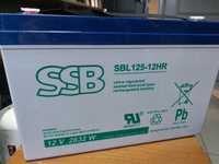 Аккумулятор гелевий, AGM, SSB Sbl125-12hr, AGM, аккумулятор для ДБЖ