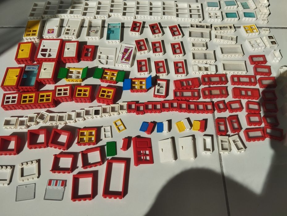 LEGO peças original portas janelas