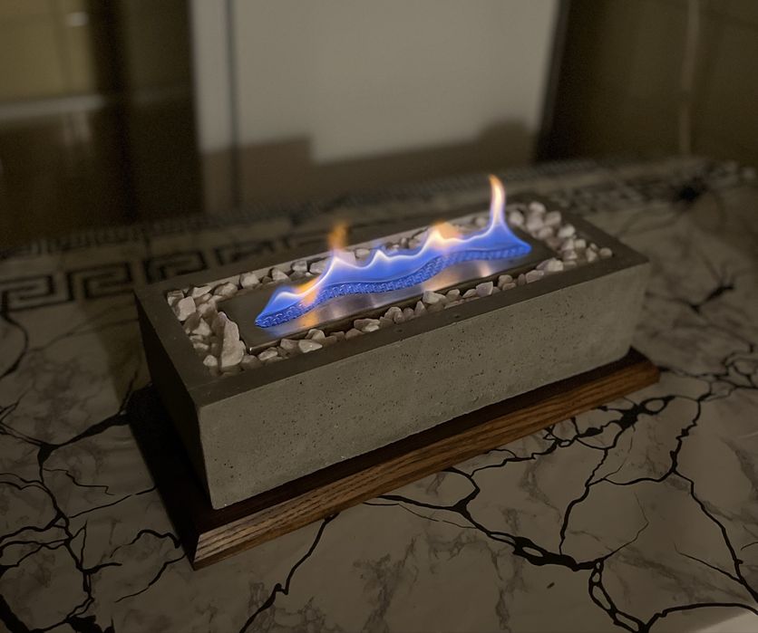 Биокамин с тепловым экраном. Для дома / квартиры