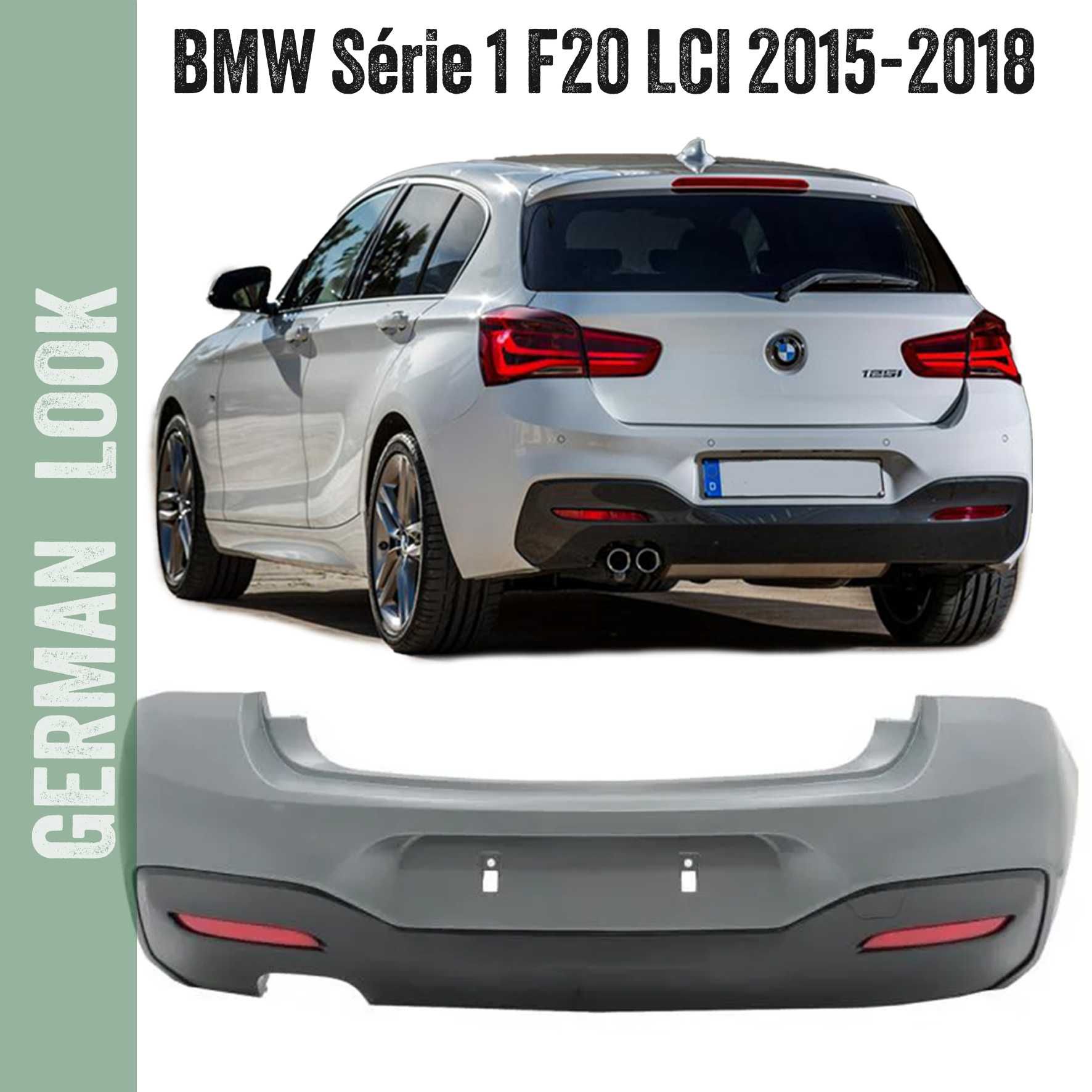 Para-choques traseiro Pack M para BMW Série 1 F20 LCI 2015 a 2019