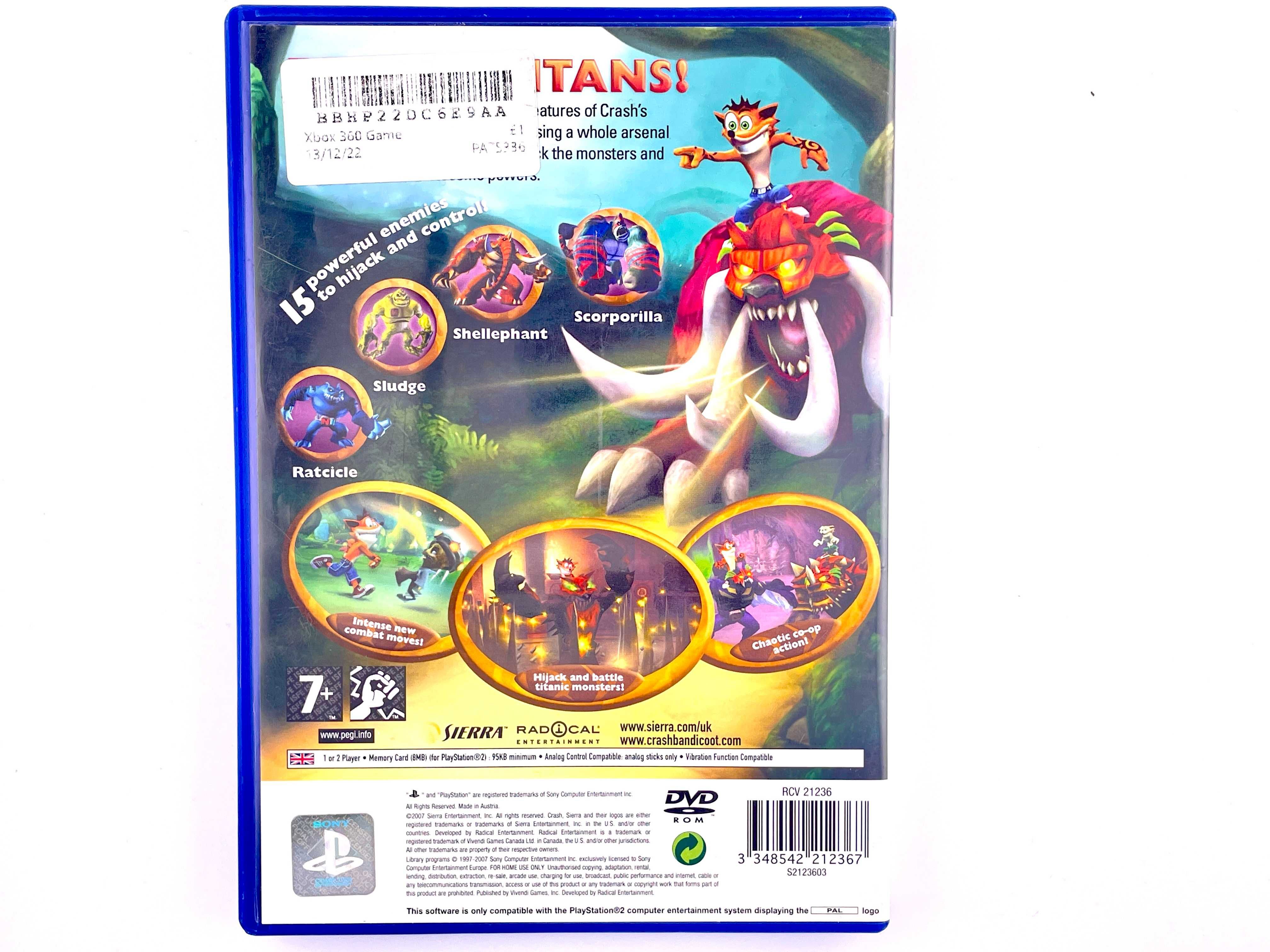 Crash Bandicoot of the Titans PS2 VIMAGCO.PL Bydgoszcz Śniadeckich 11