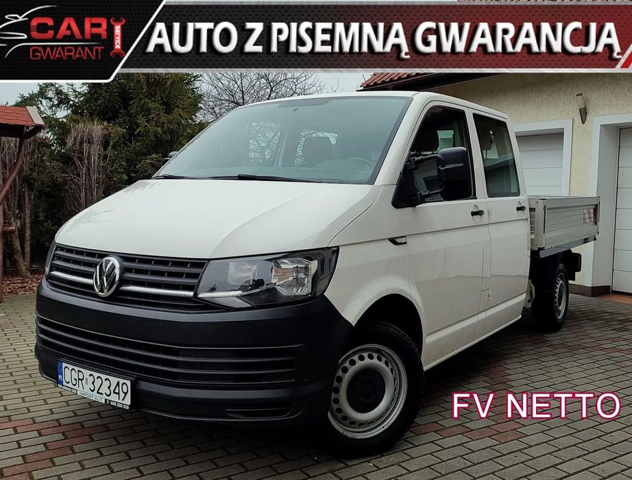 Volkswagen T6 DOKA SKRZYNIOWY  T6 DOKA Skrzyniowy z Niemiec Pełna Historia Auta z salonu VW Niemcy