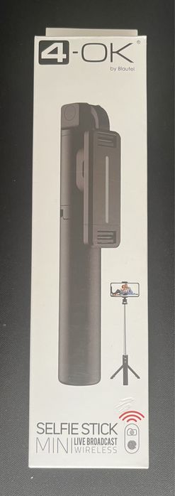 Selfie Stick com comando bluetooth