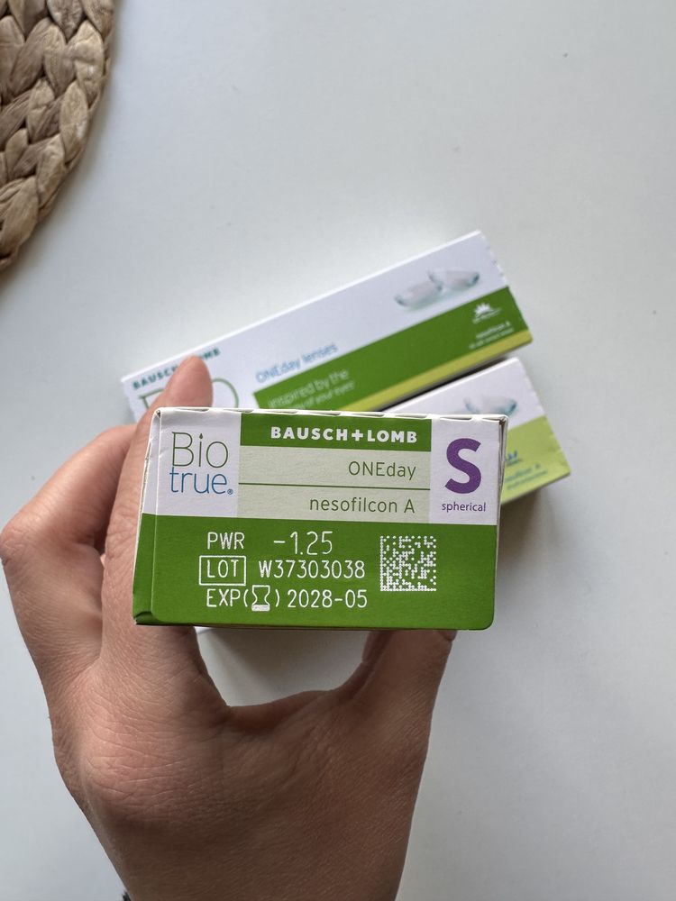 Контактні лінзи Bausch+Lomb Biotrue ONEday lenses Одноденні