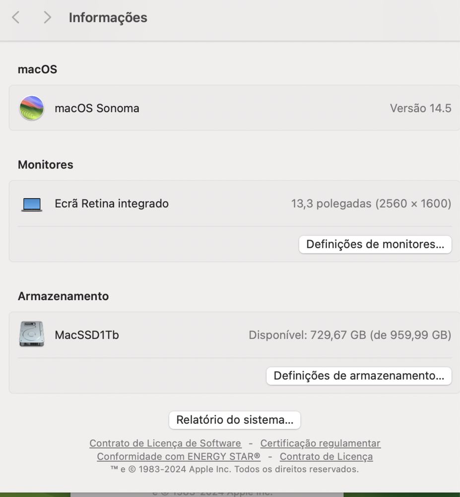 MacBook Pro  1TB