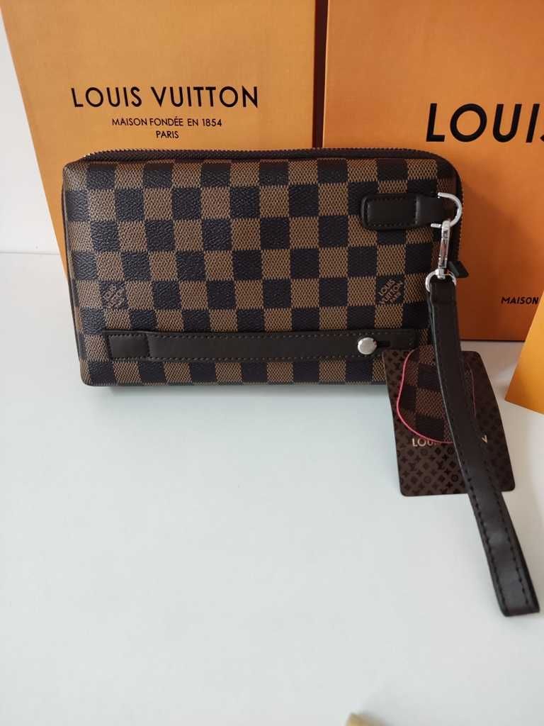 MĘSKI DUŻY Organizer Saszetka Torebka Louis Vuitton, skóra 30178