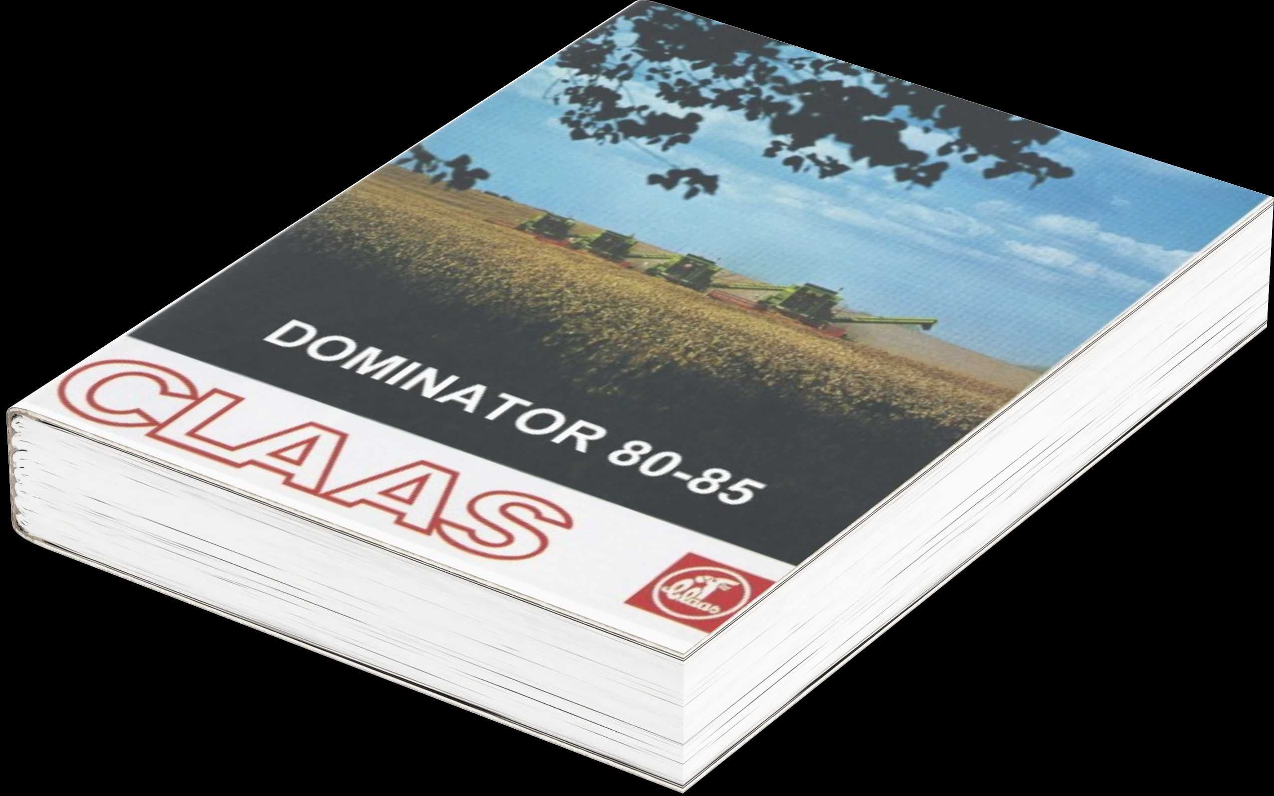 Instrukcja obsługi Claas Dominator 80; 85, 100; 105 j polski