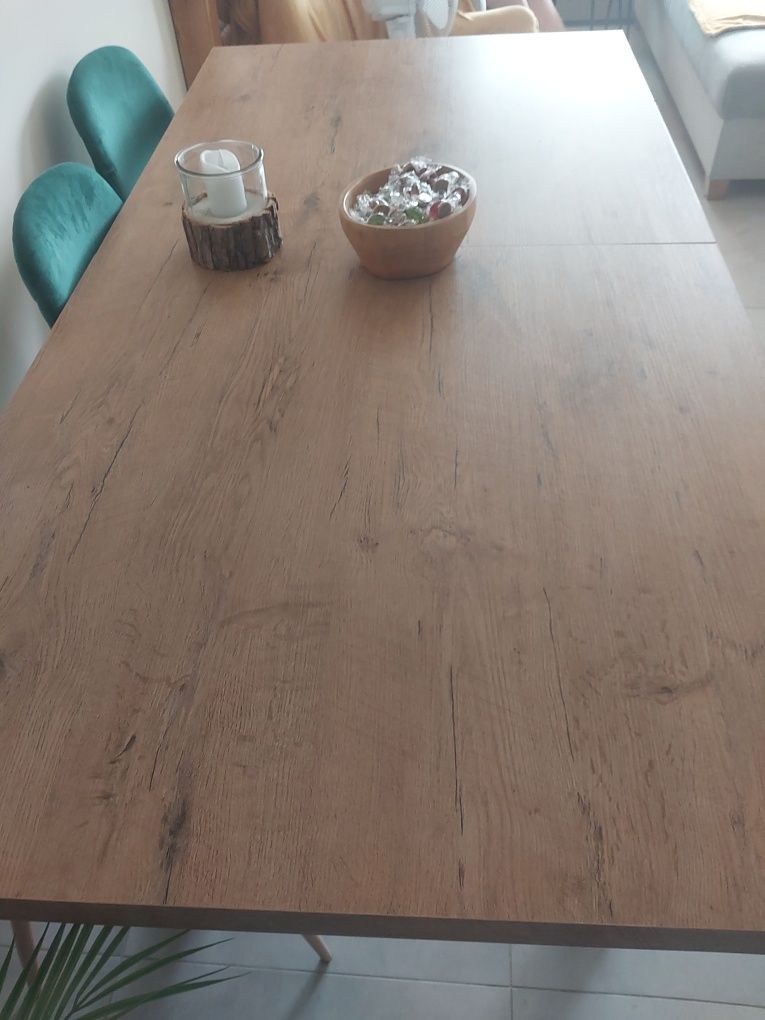 stół 180cm x 90cm dwie wkładki dodatkowe