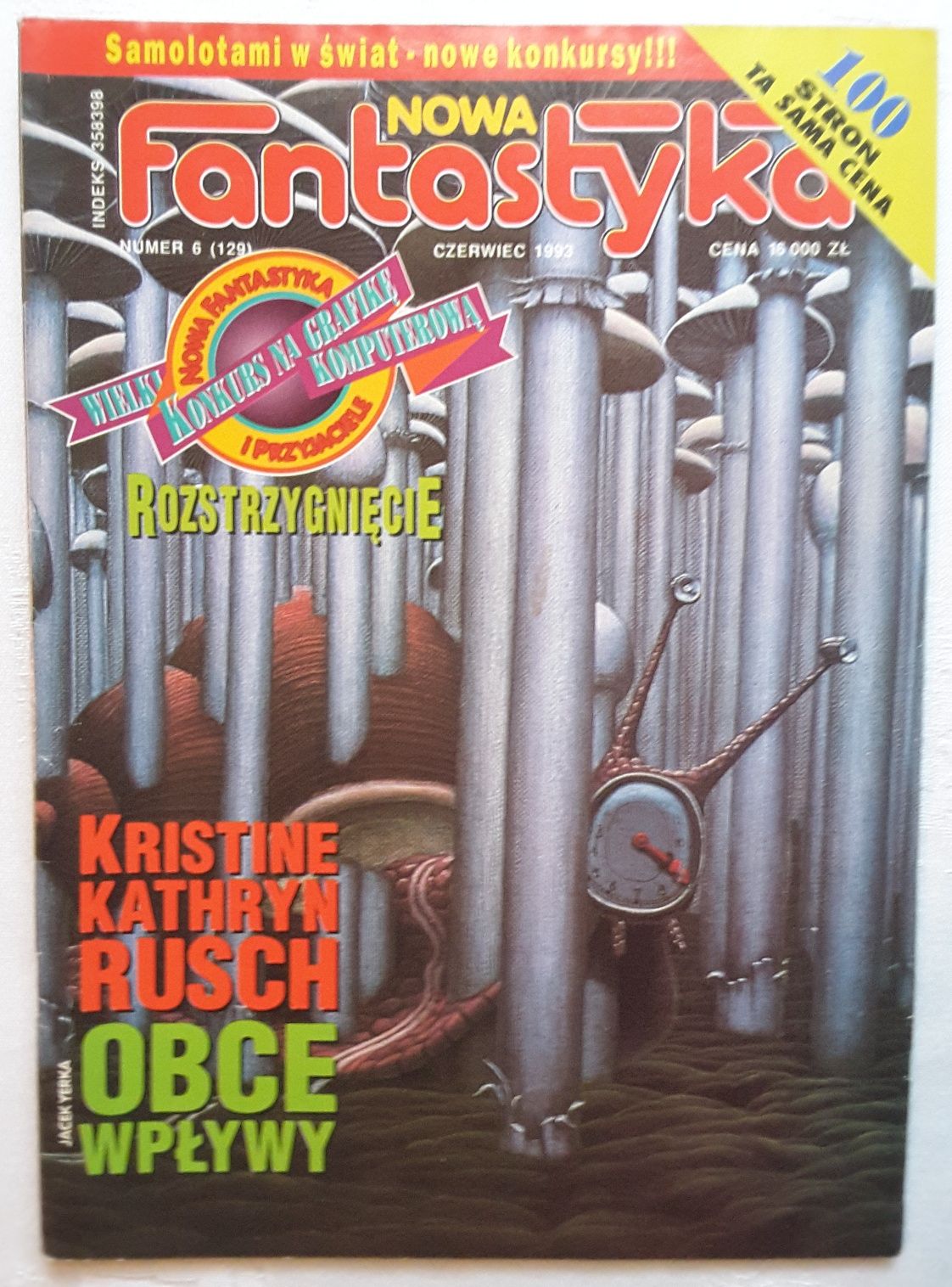 Czasopismo Nowa Fantastyka nr 6 (129) Czerwiec 1993