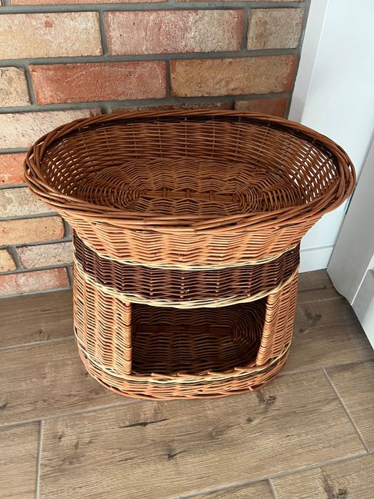 Wiklinowy kosz dla kota/małego psa